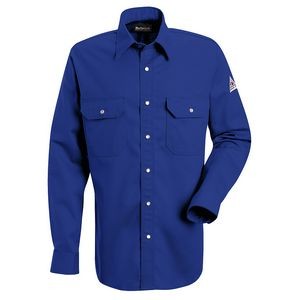 Bulwark® 7 Oz. 100% Cotton Men's Snap Front Uniform Shirt