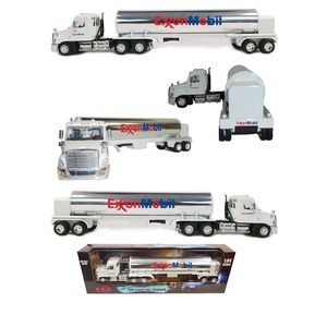 1:64 Scale 11 5/8" Diecast Metal Oil Tanker with Full Color Decal (U)