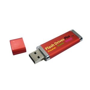 128MB Stick USB Flash Drive With Silver Trim