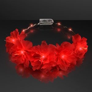 Red LED Flower Crown - BLANK