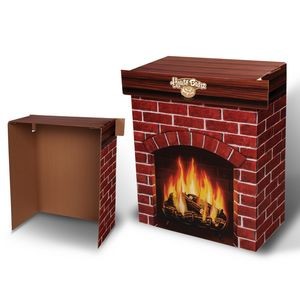 Custom 3-D Fireplace Prop 32" tall