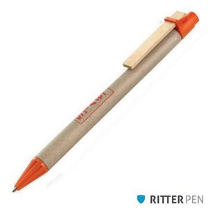 Ritter® Recycled Paper Pen - Orange