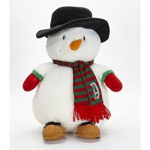 20" Christmas Snowman Stuffed Animal
