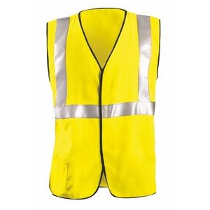 Flame Resistant Dual Certified for Arc and Flash Fire - Single Stripe Solid Vest