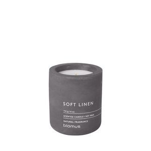 Blomus Fragra Soft Linen Small Candle w/Concrete Container