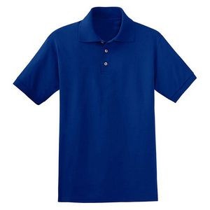 Jerzees Irregular Pique Polo Shirts - Royal Blue, 2 X (Case of 12)