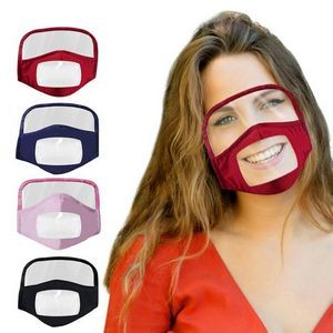 Protective Face Mask Eyes Shield Visible Window Mouth Cover(Inventory& Blank)
