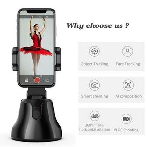 CameraGenie 360° Face And Object Tracking Phone Holder For Smart Shooting
