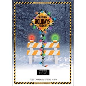 Holiday Zone Contractor & Builder Christmas Logo Cards