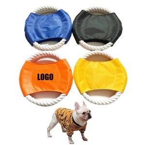 Pet Dog Chew Rope Flyer Toy MOQ 50PCS