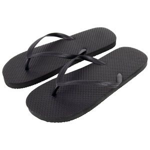 Men's Flip Flops - Black, Size S-XL (Case of 50)