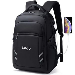 Laptop Backpack for Women Men with USB Port College Student Book Bag