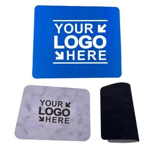 MOQ50Pcs Full color Fabric Mouse Pad With 1/8" Thick Rubber Bottom