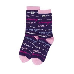 Canada-made Eco-Friendly Women's Passion Crew Socks - Purple
