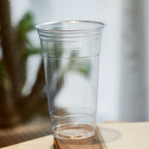 24oz Disposable Clear Plastic Cold Beverage Cup