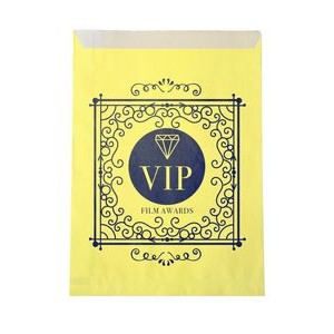 7.5"W x 10"H One-color Colored Paper Bag Yellow