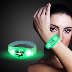 Green LED Stretchy Bangle Bracelet(Digi Print)