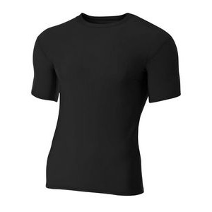 A-4 Adult Polyester Spandex Short Sleeve Compression T-Shirt