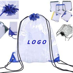 Transparent Pvc Drawstring Bag