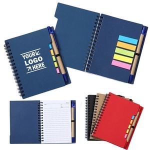 Recycled Sticky Flag Jotter Notepad W/ Pen