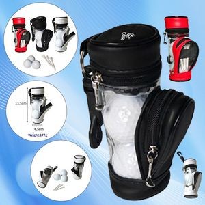 Tee and Ball Organizer Pouch for Golf Bag