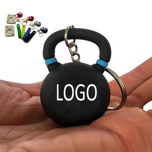 1 2/5'' Kettle Bell Pendent Keychain