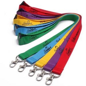 Personalized 1" Dye-Sublimation Lanyards with Lobster Claw Attachment