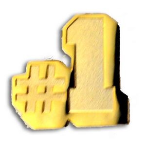 #1 Chenille Letter Pin