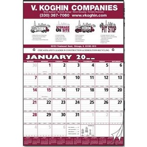 Contractor/Production Scheduling 12 Sheet Calendar
