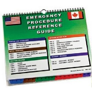 Paper Emergency Procedure Manual (11" x 9" Sheet Size)