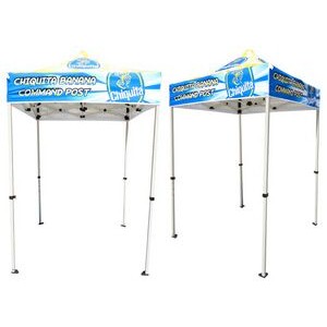 Pop Up Canopy w/Full Sublimation & Steel Frame (5'x5')