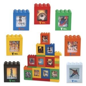 Jigsaw Architectural Puzzle Block Photo Frame with Water (2 of 1-3/4" x 2-1/8" Photos)