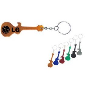 Guitar Aluminum Bottle Opener with Keychain (6 Week Production)