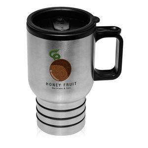 16 Oz. Stainless Steel Travel Mugs with Handle