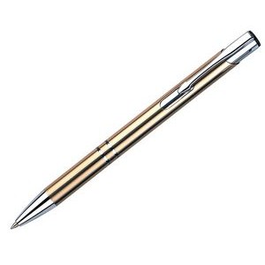 JJ Series Double Ring Mechanical Pencil w/ Chrome Trim- Gold