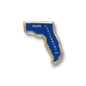 Florida Printed Stock Lapel Pin