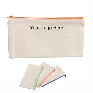 Canvas Cosmetic Bag Pen Bag