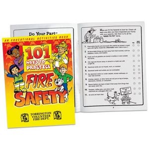 101 Ways To Practice Fire Safety Educational Activities Book - Personalized