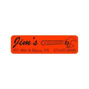 Die Cut Roll Label | Rectangle | 3/4" x 2 3/4" | Neon Papers