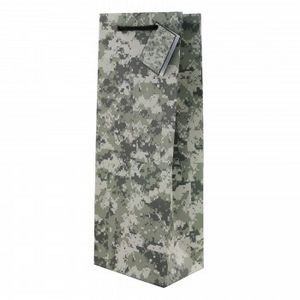 The Everyday Wine Bottle Gift Bag (Military Camo)