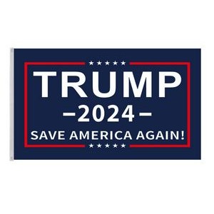 Trump 2024 Flag 3 X 5 in stock