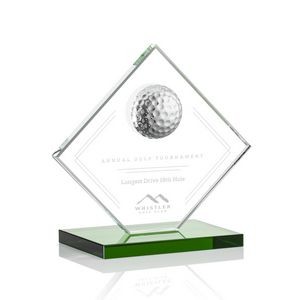Barrick Golf Award - Starfire/Green 5" High