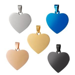 Heart Shape Stainless steel Dog Tags