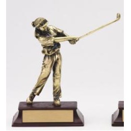 6" Female Golfer Award w/Base