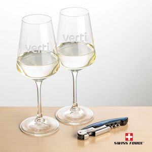 Swiss Force® Opener & 2 Cannes Wine - Blue
