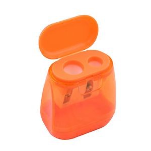 Dual Holes Pencil Sharpeners Manual With Lid