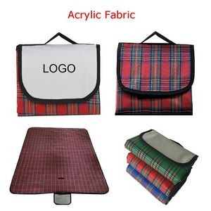 Large Size Outdoor Waterproof Picnic Blankets w/ Carry Strap