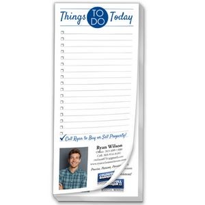 3.5" x 8" Full-Color Notepads - 50 Sheets