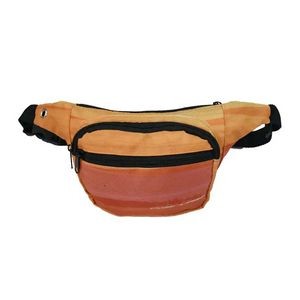 Stylish Full Color Fanny Pack with 3 zipper