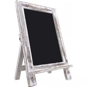White Wooden Blackboard With Liquid Chalk